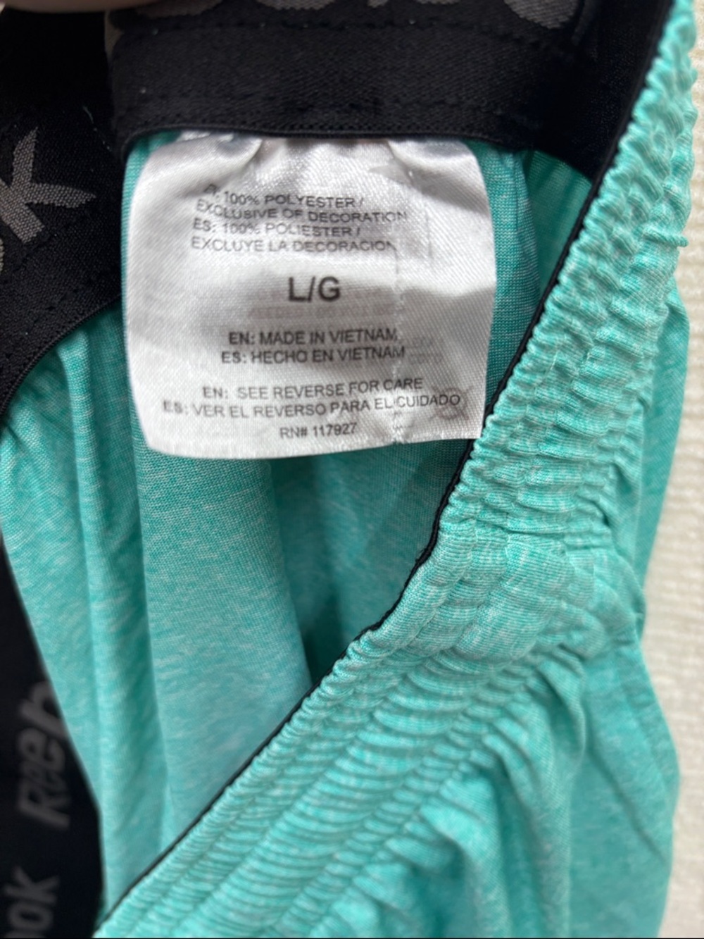 Reebok | large Men's Athletic Shorts - Teal - Picture 6 of 7